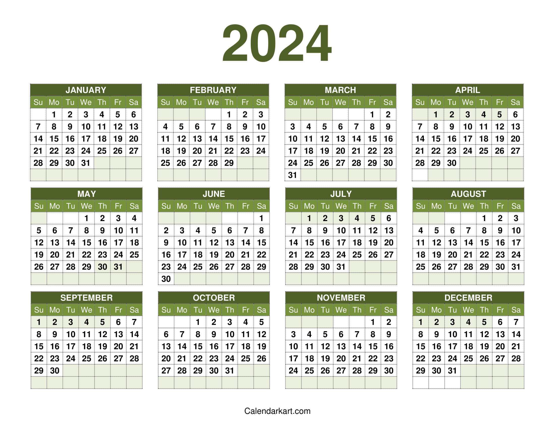 2024-Calendar