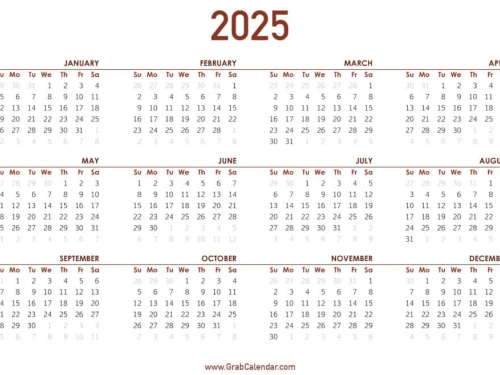 2025-Calendar